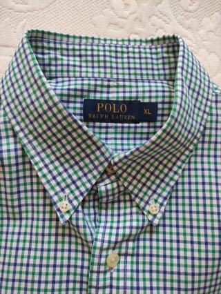 Camisa Polo Ralph Lauren cuadros XL