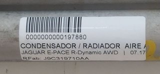 CONDENSADOR / RADIADOR  AIRE ACONDICIONADO JAGUAR E-PACE R-Dynamic AWD