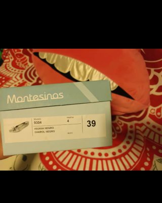 Zapatos Montesinos Talla 39 Negros