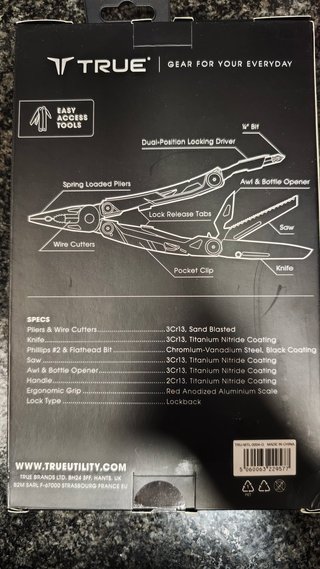 NUEVAS Alicates True Titanium Pocket Multi-Tool
