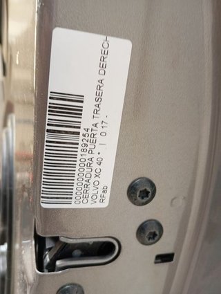 CERRADURA PUERTA TRASERA DERECHA VOLVO XC 40 MOMENTUM AWD