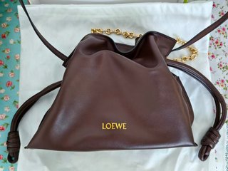 LOEWE Flamenco bolso cuero marrón