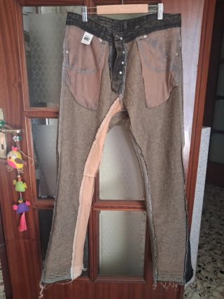Pantaloni uomo GENOTIC beige/marrone
