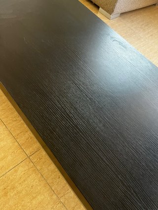 Mesa baja moderna madera y metal