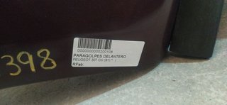 PARAGOLPES DELANTERO PEUGEOT 307 CC (S1) 2.0