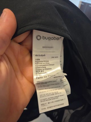 Capota negra ventilada Bugaboo