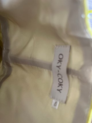Vestido fiesta OKY-COKY palabra de honor