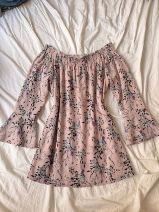 Boho Floral Bell Sleeve Top | Cottagecore