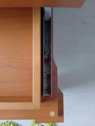 Mesa de centro elevable madera y cristal
