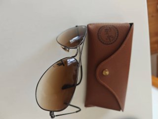 Gafas de sol Ray-Ban Aviator Marrón degradado.