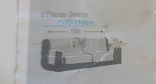 Funda de Sofá 3 Plazas Nueva