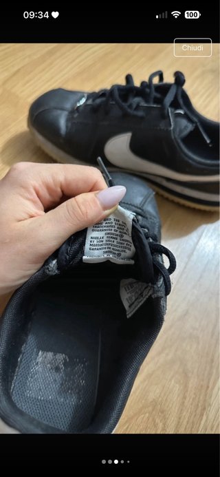 Nike Cortez nere e bianche