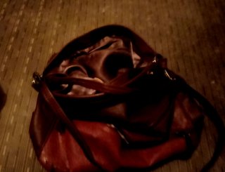 Bolso Blanco y Rojo