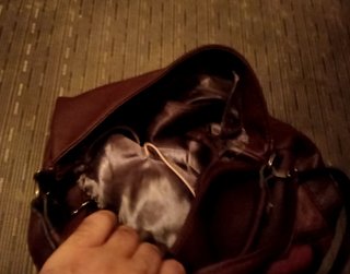 Bolso Blanco y Rojo