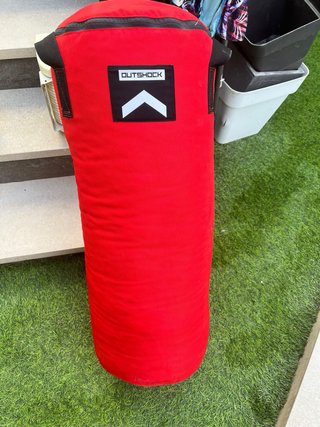 Saco de boxeo rojo