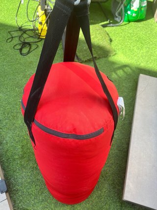 Saco de boxeo rojo