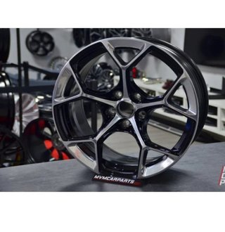 Juego de 4 Llantas 18 Anversa Black Milling Polish
