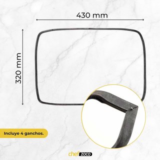 Puerta de horno de goma universal para CHEFZOCO