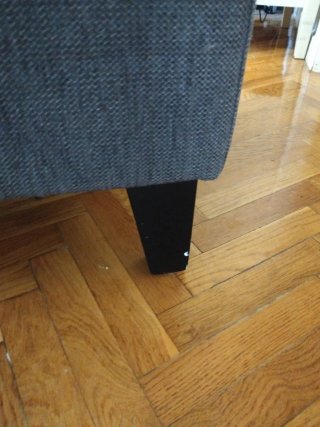 Butaca de tela gris