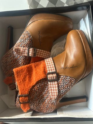 Botines Originales Marrones y Naranjas