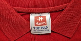 Polo vintage Hanes Gran Canaria '98 Futbolín t L