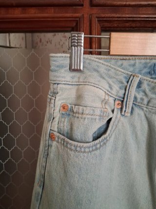 Pantaloni donna jeans vita alta