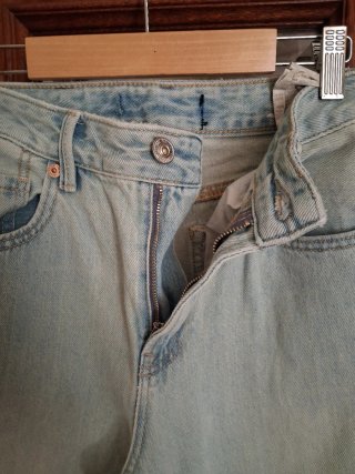 Pantaloni donna jeans vita alta
