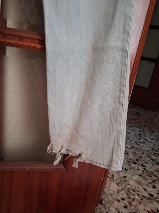 Pantaloni donna jeans vita alta