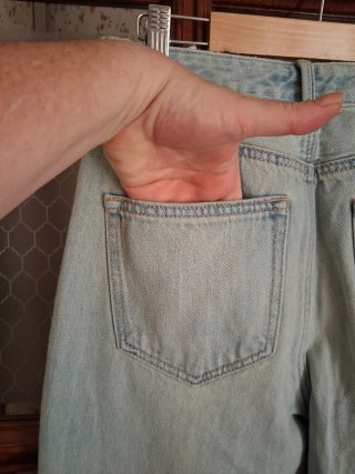 Pantaloni donna jeans vita alta