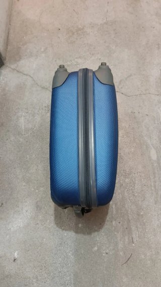 Maleta de cabina John Travel azul
