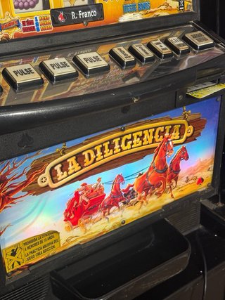 Máquina tragaperras vintage La Diligencia