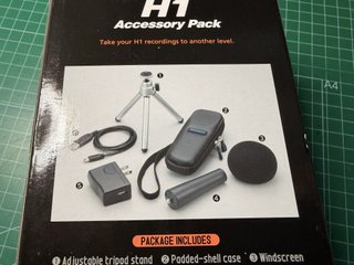 Grabadora Zoom H1 + Pack Accesorios