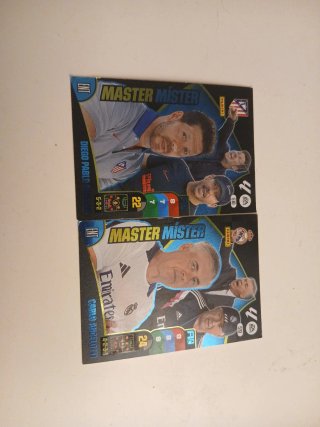 Master Mister Cartas Fútbol Panini