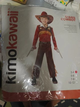 Disfraz Cowboy Estrellas Kimokawaii Niño