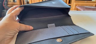 Bolso porta documentos de piel