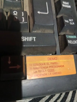 Máquina de escribir Casio Writer 17