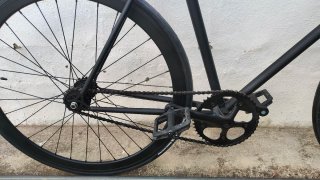 Bicicleta Fixie Negra