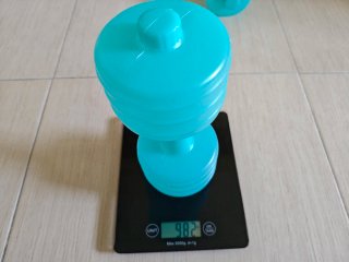 Mancuernas Plásticas Turquesa (2 unidades)