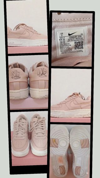 Zapatillas Nike Air Force Pixeladas Rosa Talla 38