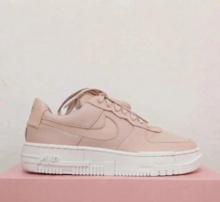 Zapatillas Nike Air Force Pixeladas Rosa Talla 38