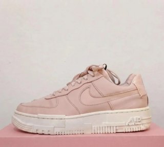 Zapatillas Nike Air Force Pixeladas Rosa Talla 38