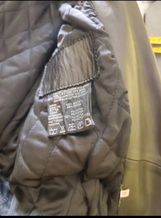 Chaqueta de cuero moto mujer