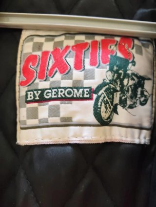Chaqueta de cuero moto mujer