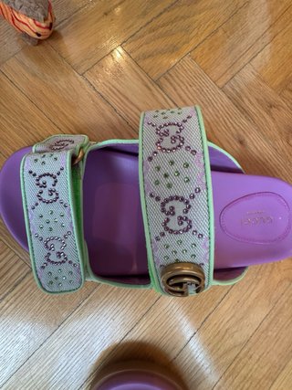 Sandalias Gucci GG Crystal Originales T38