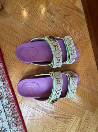 Sandalias Gucci GG Crystal Originales T38
