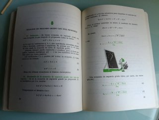 Matemáticas 4⁰ curso. 1966