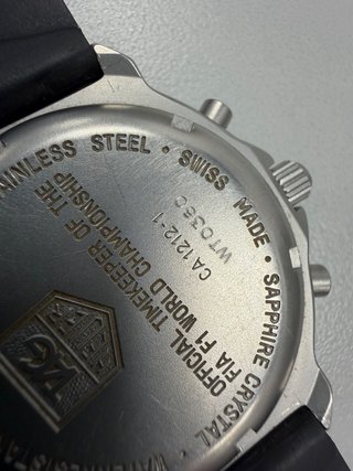 Tag Heuer Formula 1 Cronógrafo Documentación Origi