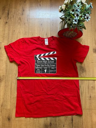 T-shirt Byron High School Tigers L Vintage Usa