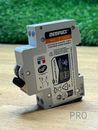 Interruptor automático 3KA PH+N 2A DEBFLEX