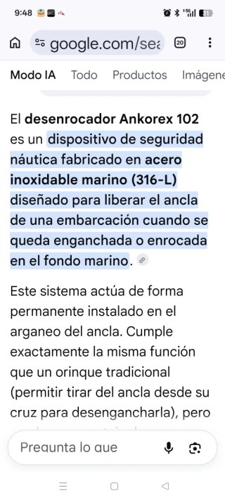 Desenrocador ancla Ankorex